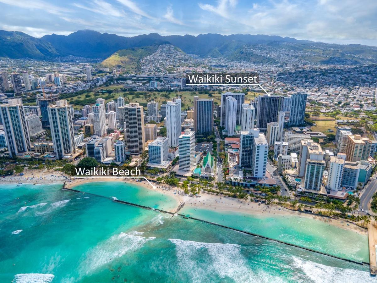 Beautiful Mountain View In Waikiki Sunset With Parking Διαμέρισμα Χονολουλού Εξωτερικό φωτογραφία
